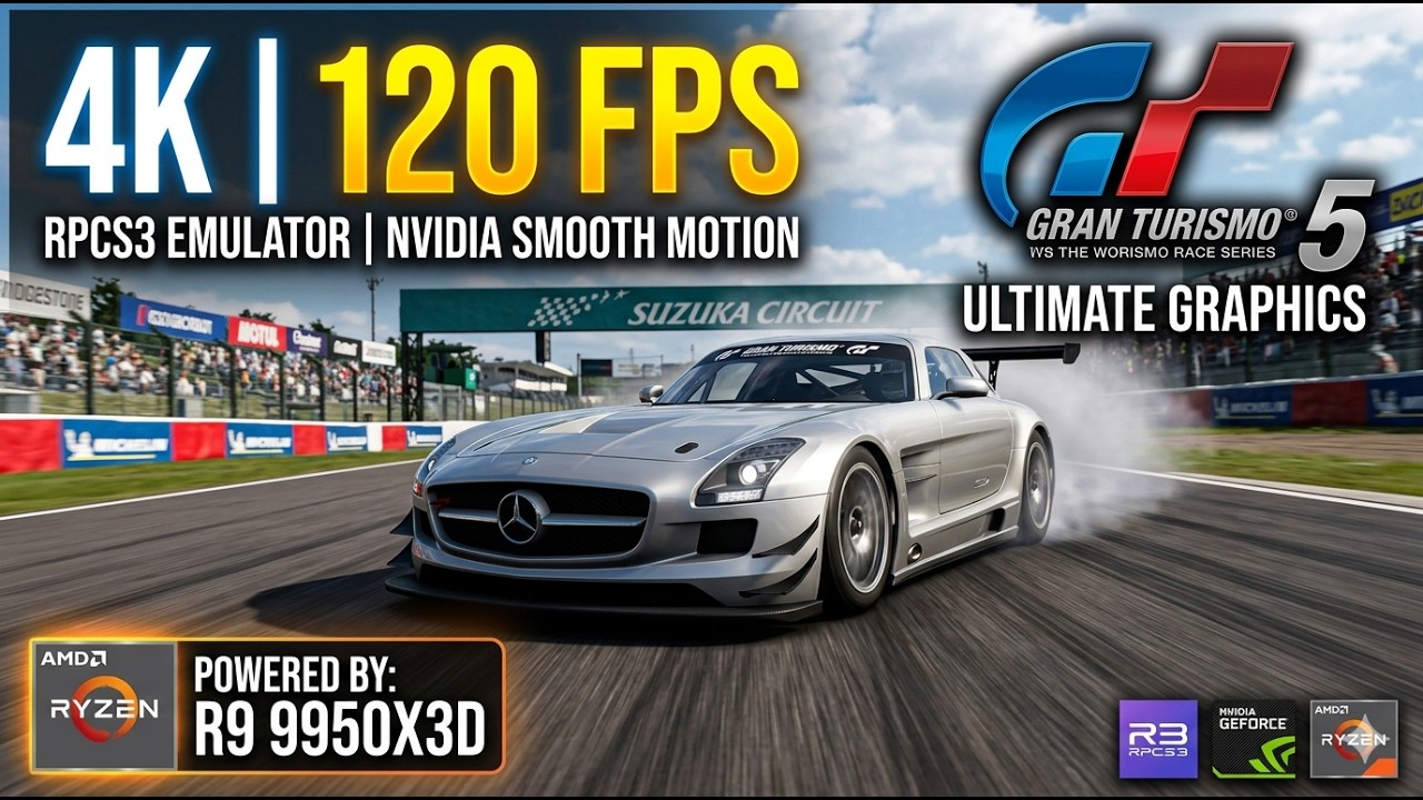 Gran Turismo 5 в 4K 120 FPS на RPCS3 &mdash; выглядит просто потрясающе в 2026 году!