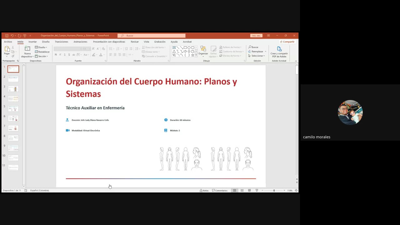 Técnico Laboral en Auxiliar en Enfermería (2026-I) | Organización del Cuerpo Humano
