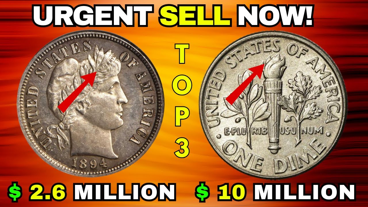 Top 7 Rare Roosevelt Dimes Worth a Fortune! Do You Own One?