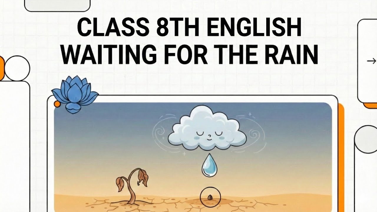 Waiting for the Rain | Class 8 English Poorvi Unit 4 | Full Hindi Explanation