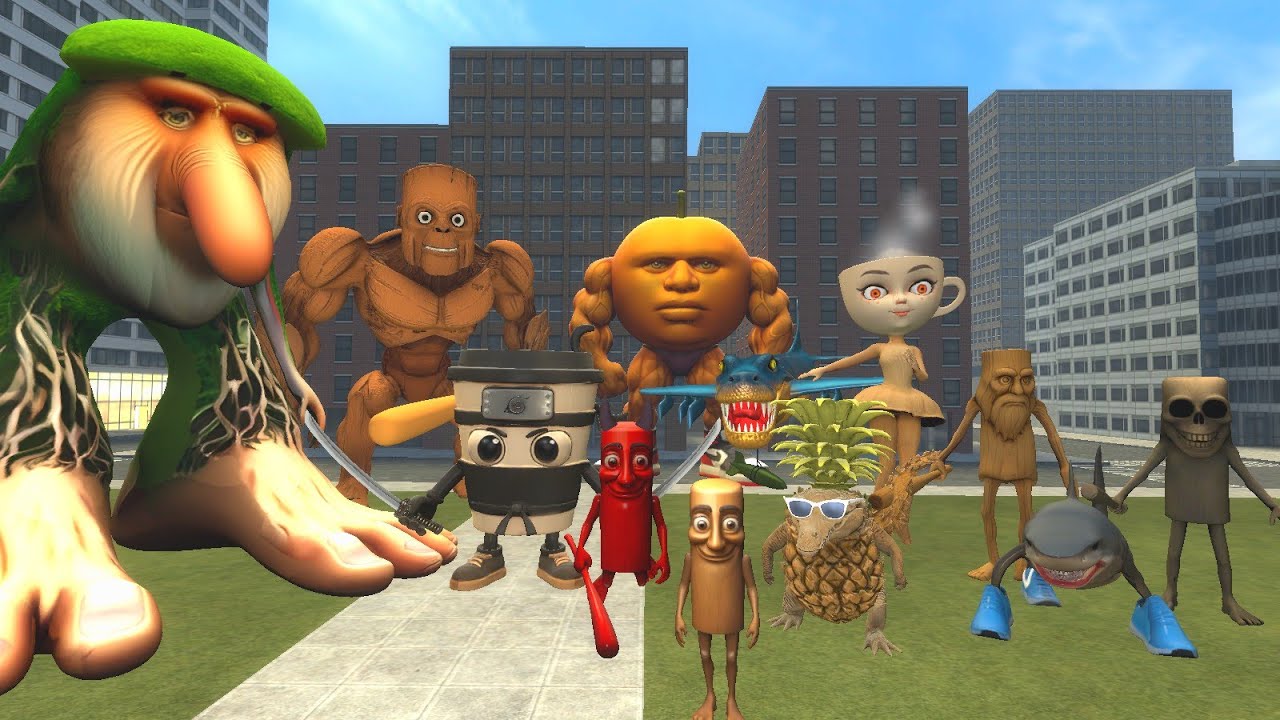 YENİ VE ESKİ ITALIAN BRAINROT MEMES CANAVARLARI PEŞİMDE GARRY'S MOD