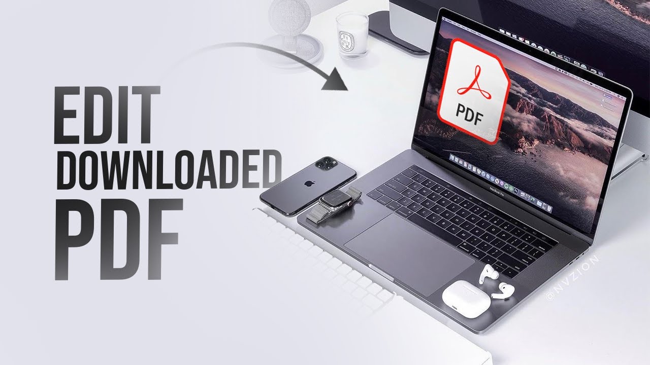How to Edit Downloaded PDF on Macbook (tutorial)