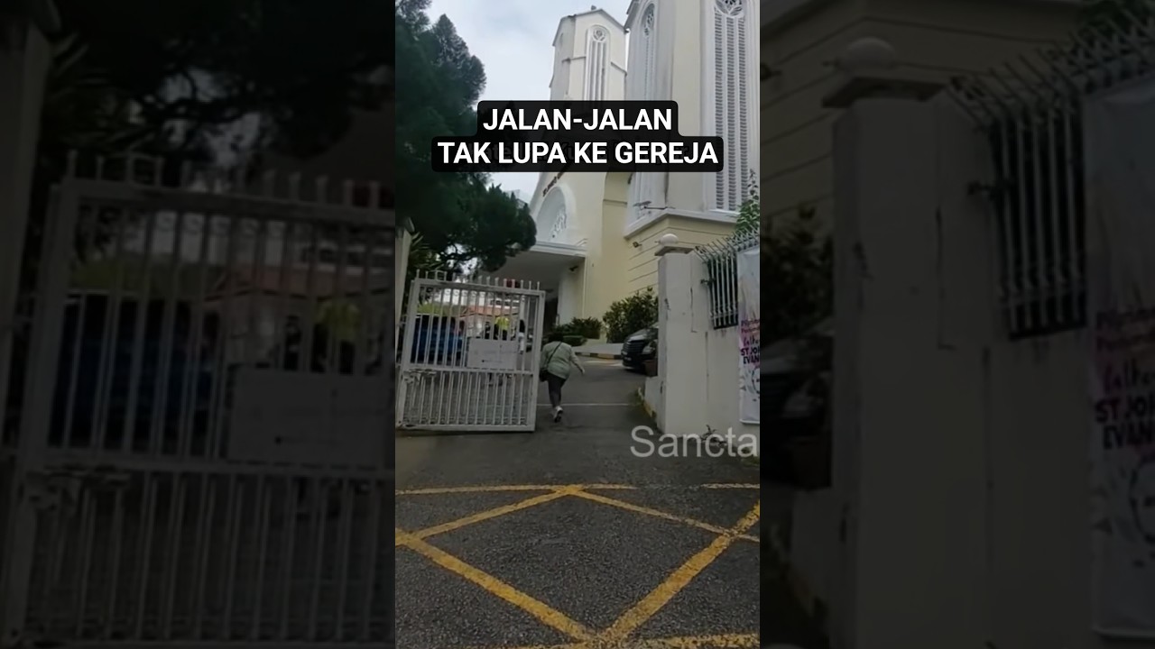 Jalan-jalan, tak lupa ke gereja: Katedral Kuala Lumpur #shorts #katedral #kualalumpur