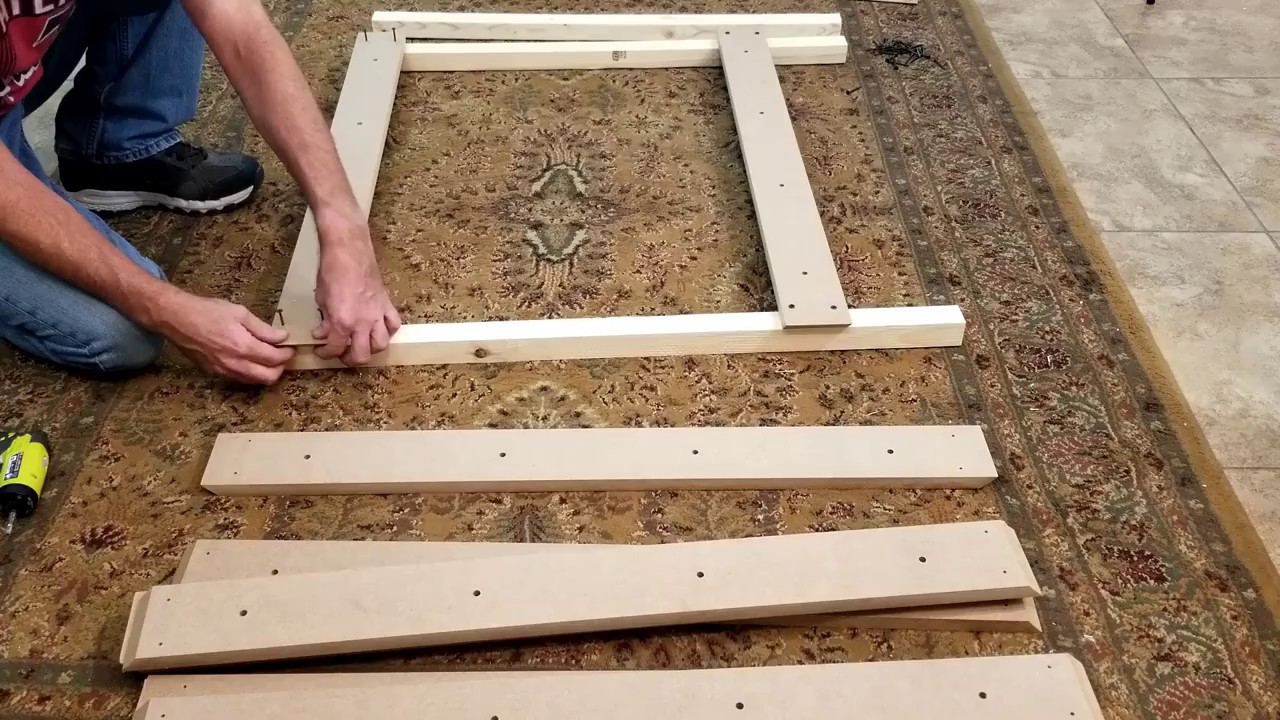 Base Assembly for Model Train Layout