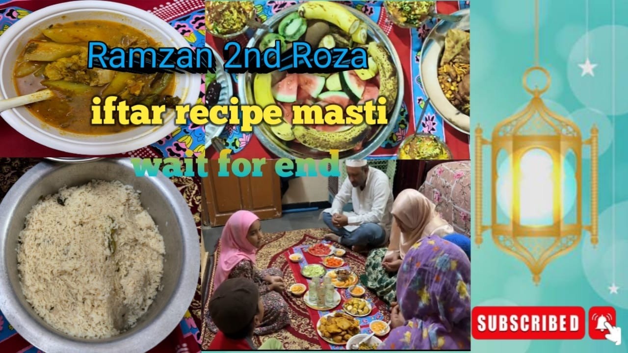 Ramzan 2nd Roza JUMA MUBARAK iftar recipe masti nabiya ka pahla Roza #viralreels #ramadan2026 #viral