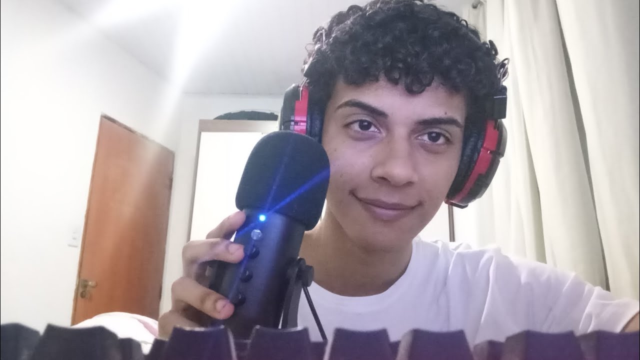 Asmr pare de mexer no celular e venha dormir! 