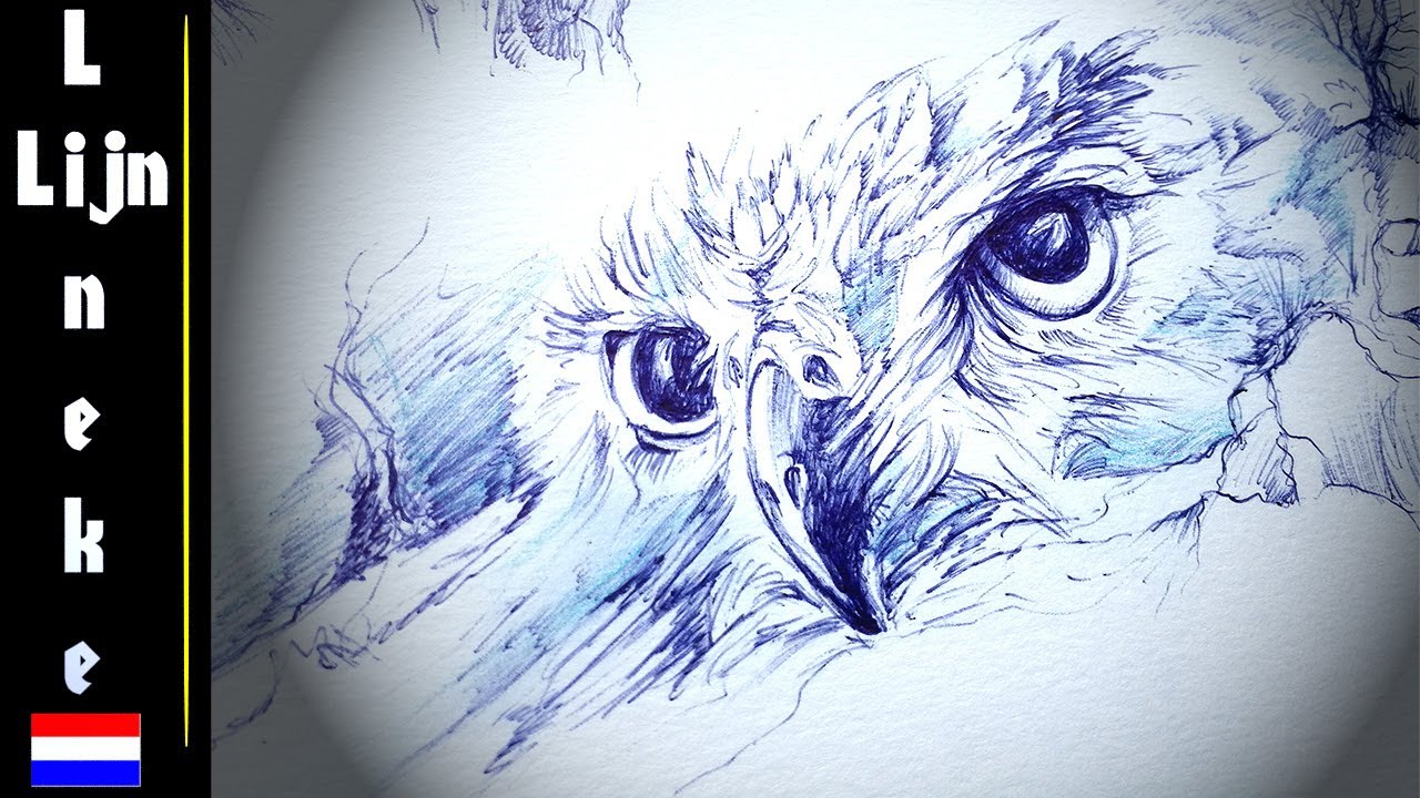 UIL Tekenen met BALPEN ? - Prachtig effect en teken tips voor beginners