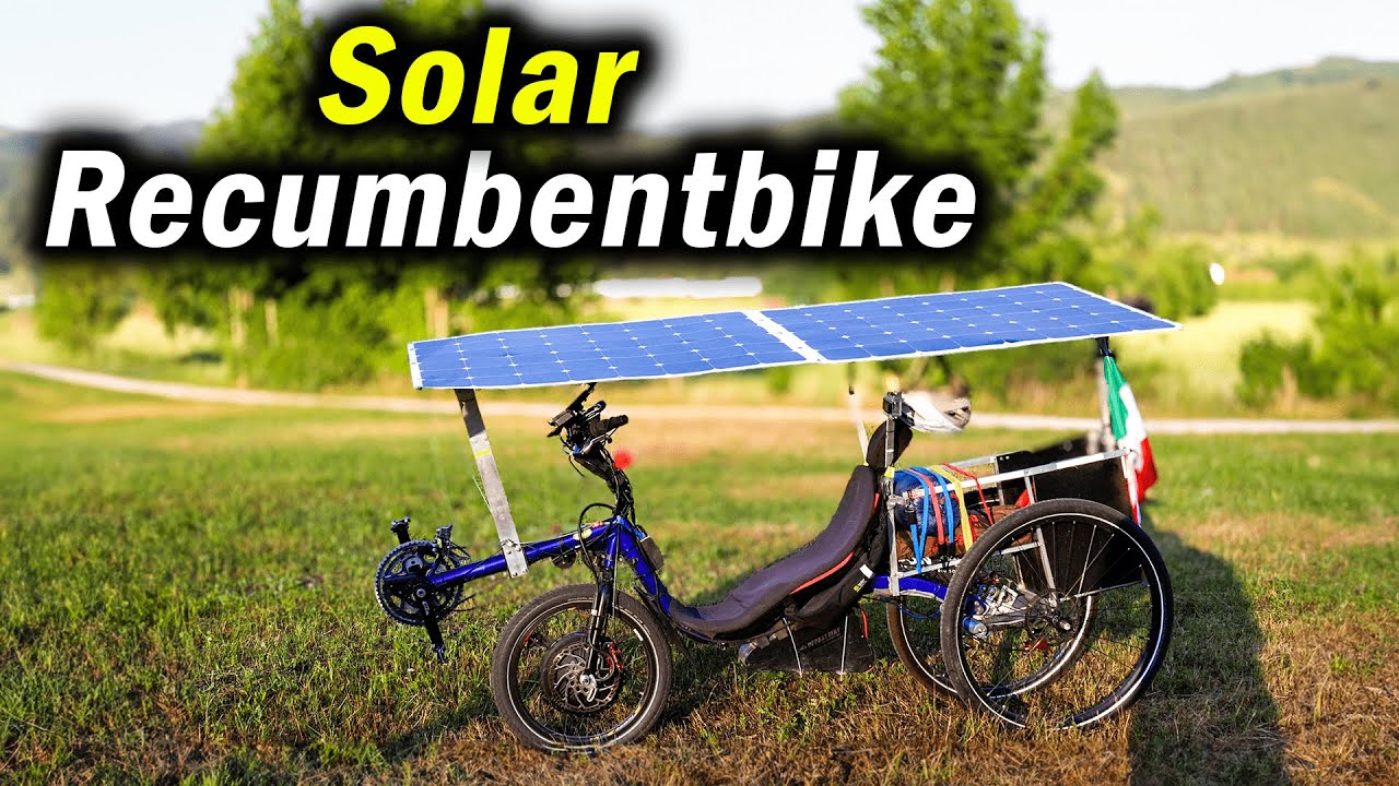 ЛУЧШИЙ электрический лежачий велосипед на солнечной энергии! SunTrip Alpes 2023