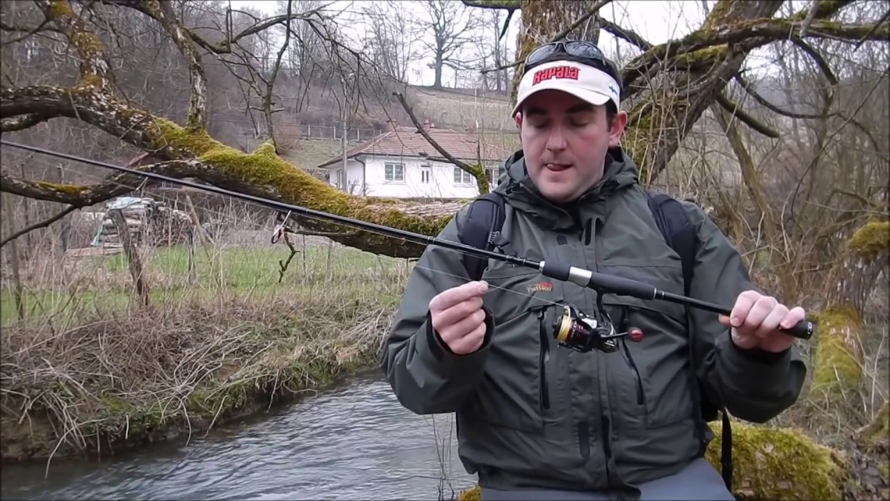 Peche de la truite au leurre à l'ouverture en HD