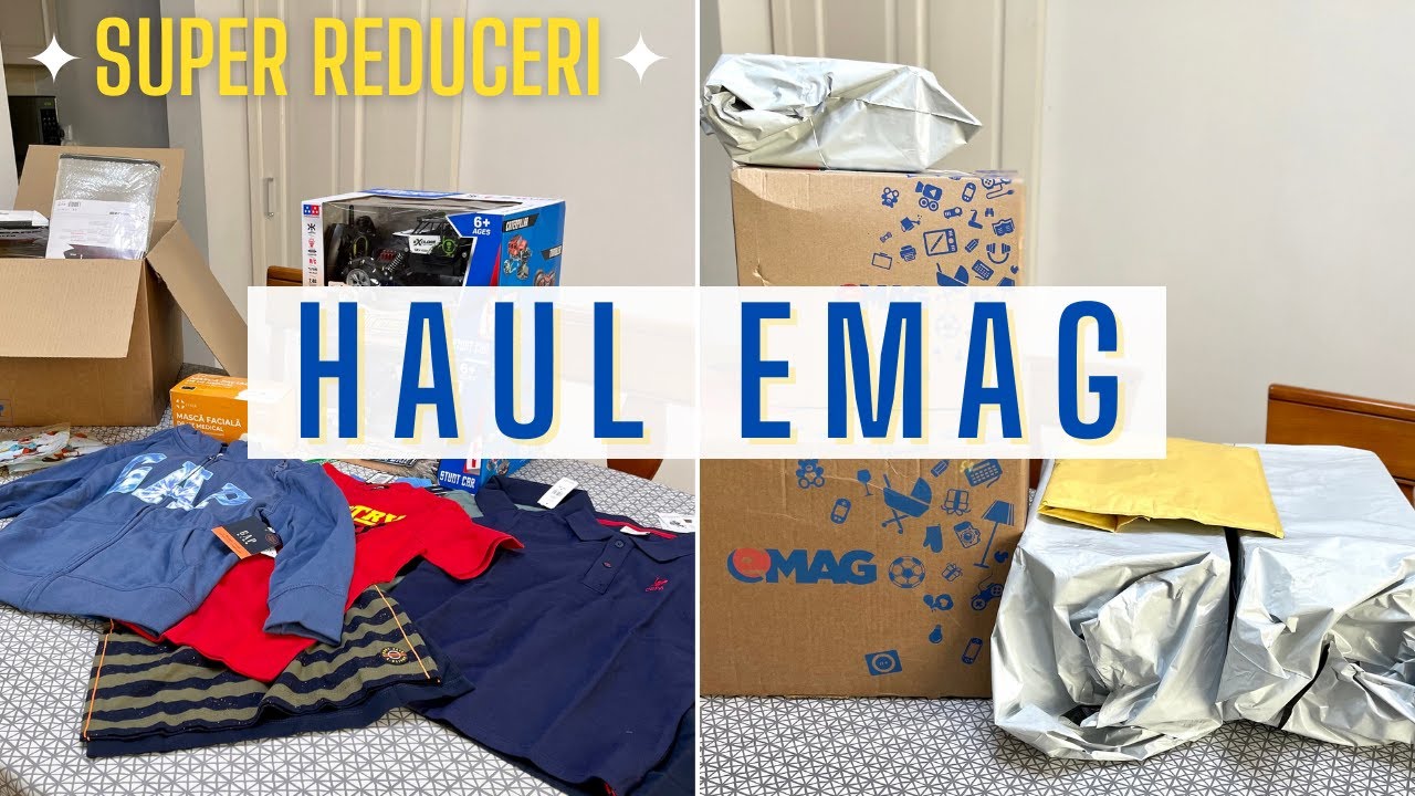 HAUL emag ✨// HAINE de ȘCOALĂ, cadouri și altele // SUPER REDUCERI (Diesel, POLO, GAP)