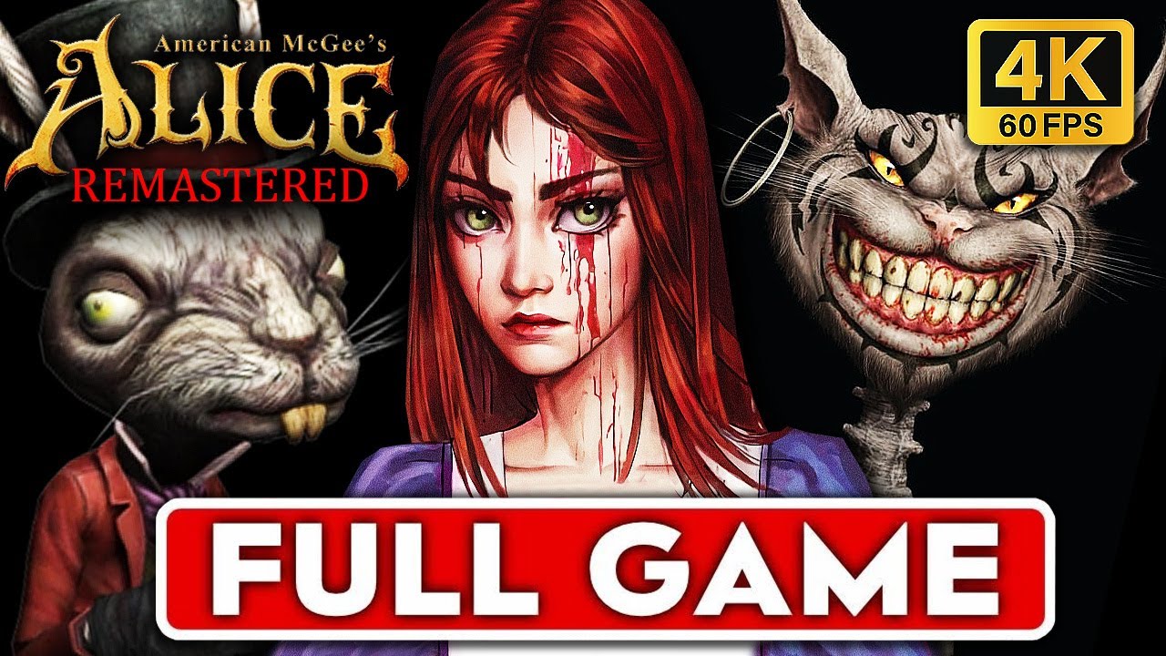 AMERICAN MCGEE'S ALICE Remastered | Full Game Movie | Longplay Walkthrough Gameplay | No Commentary