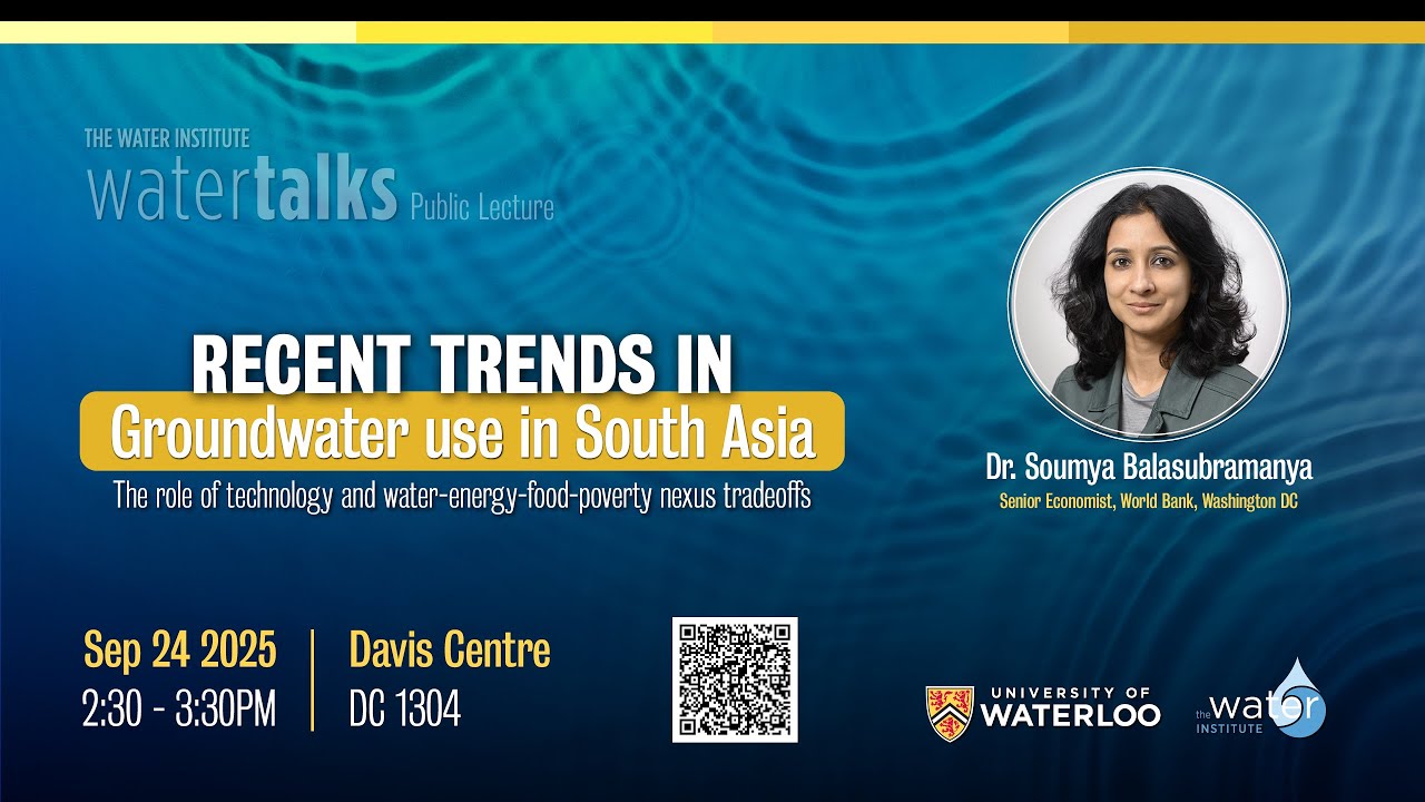 WaterTalk: Soumya Balasubramanya