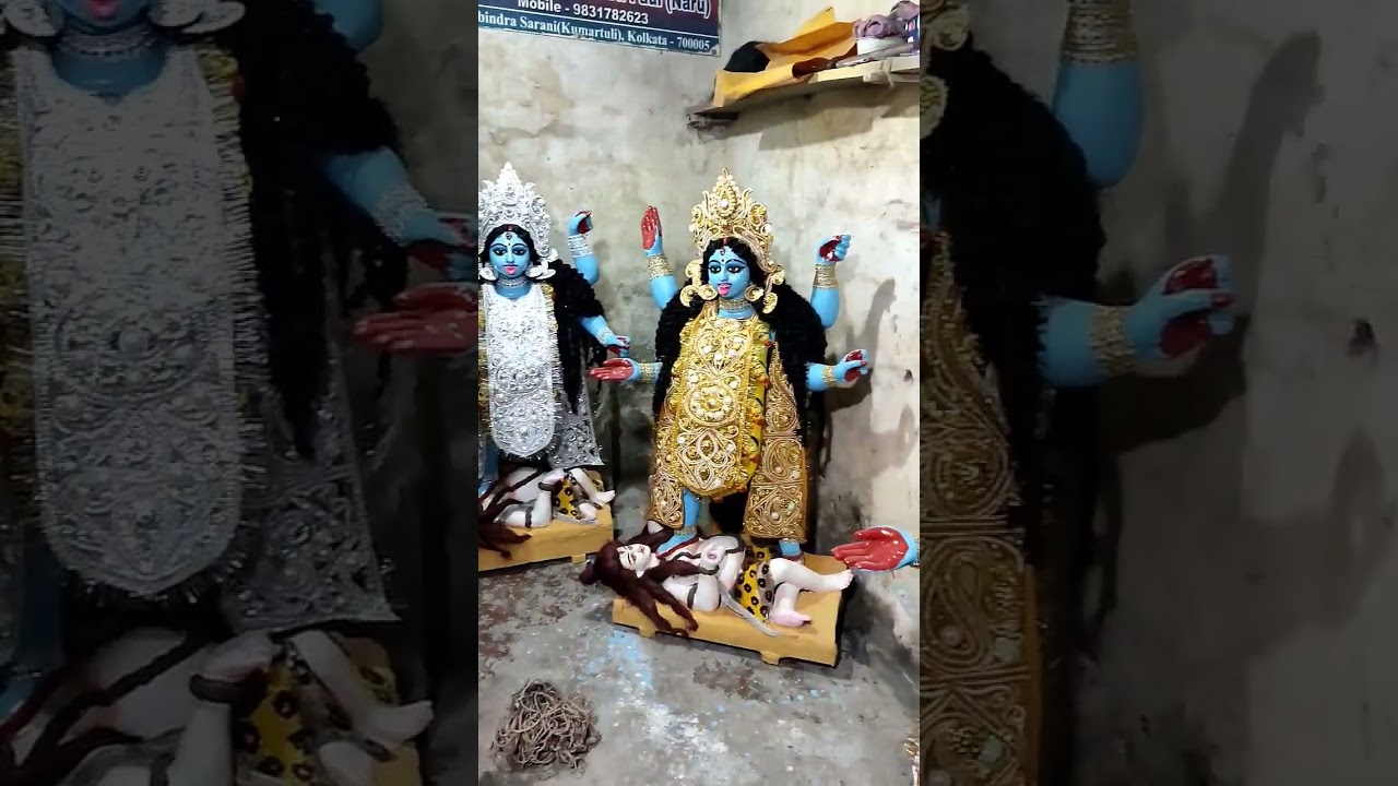 Idol Making In Kumartuli, Kolkata|Kali Puja2022|#diwali #shorts #kumartuli #kolkata#viralshorts#puja