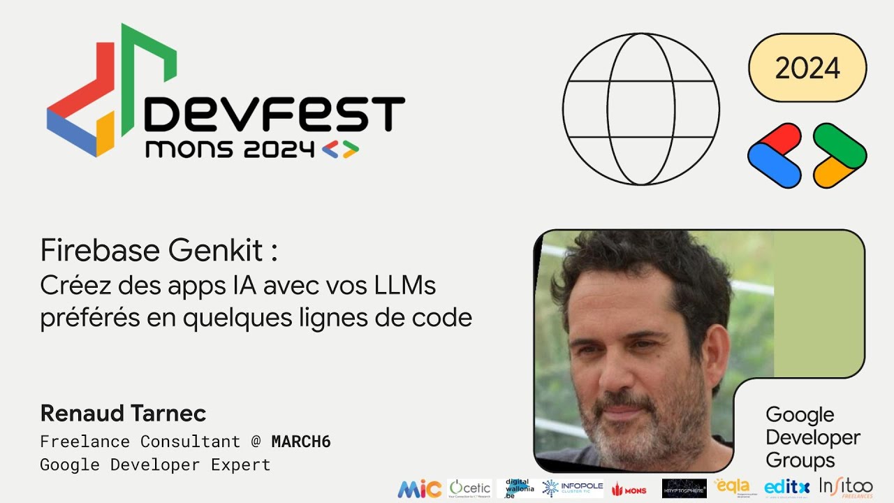 [DevFest 2024] Créez des apps IA avec vos LLMs préférés en quelques lignes de code -By Renaud Tornec