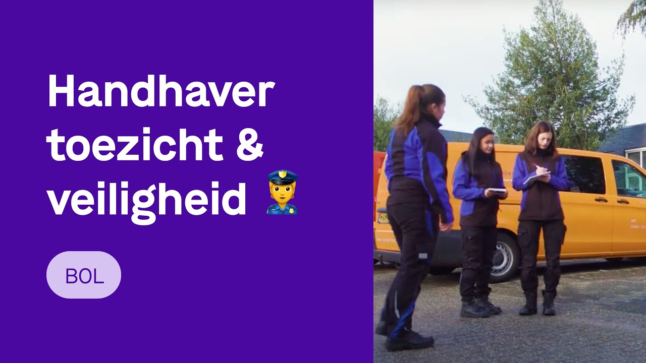 Handhaver toezicht en veiligheid Openbare ruimte 👮 niveau 3