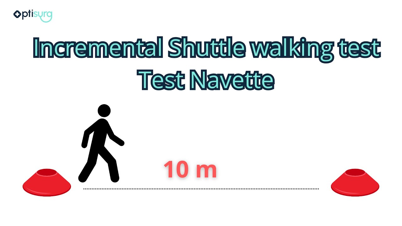 Incremental shuttle walking test 10m Test Navette ISWT 10 meters beep test test des bips