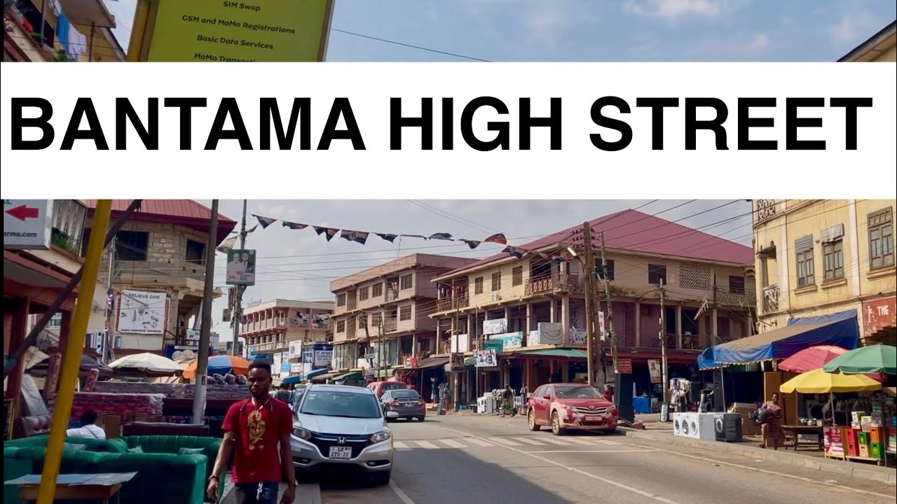 #Kumasi Bantama High Street, Nice, Busy Street In #Ghana 🇬🇭
