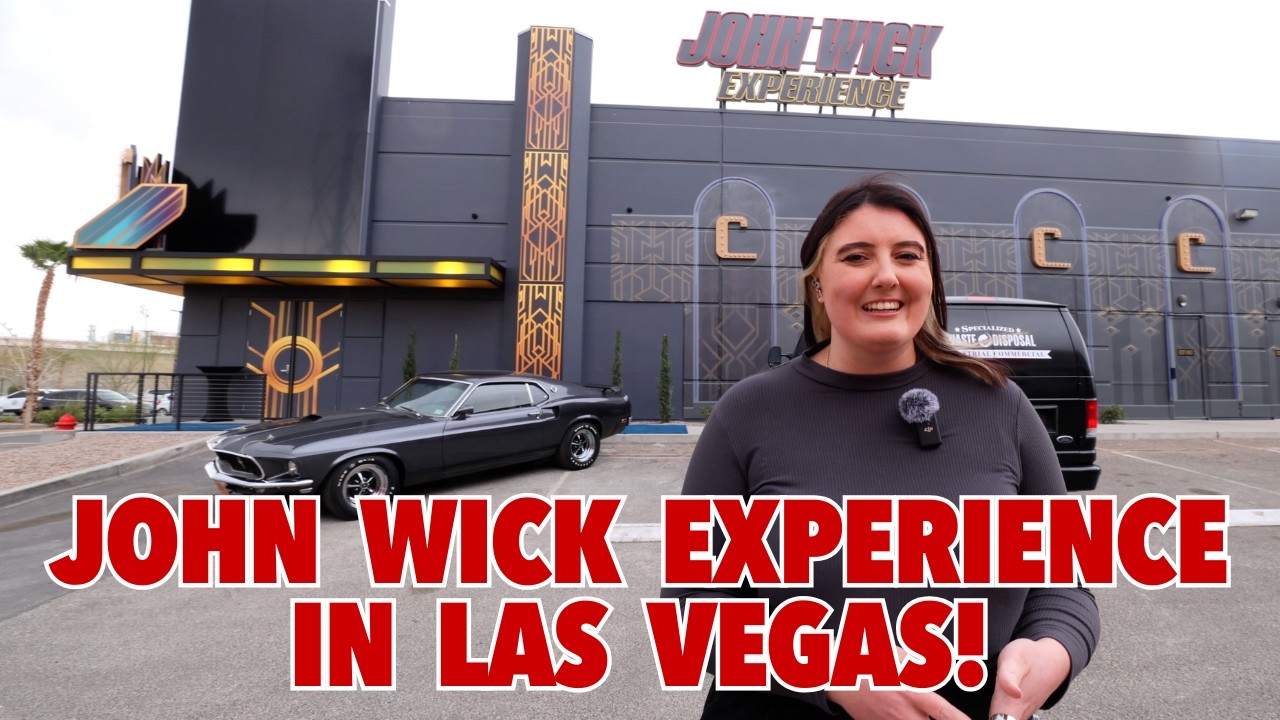 Первый взгляд на совершенно новый парк развлечений John Wick в AREA15 в Лас-Вегасе!