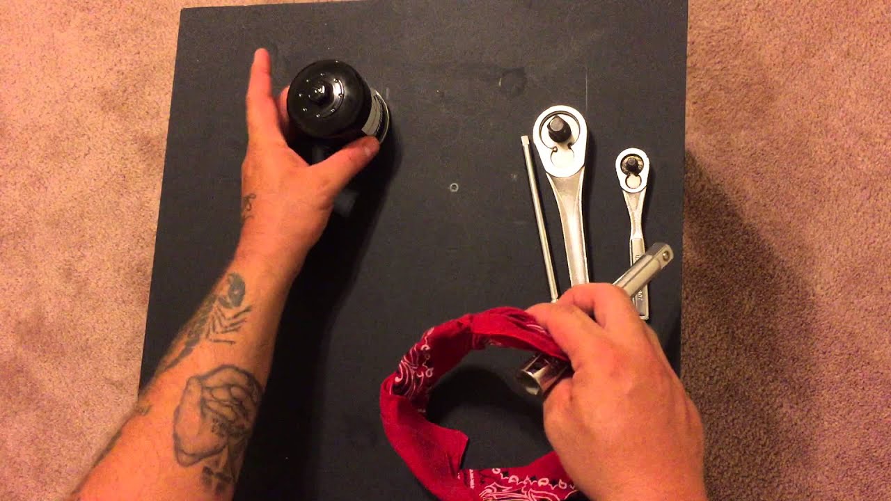 How to make a quick & easy oil filter wrench