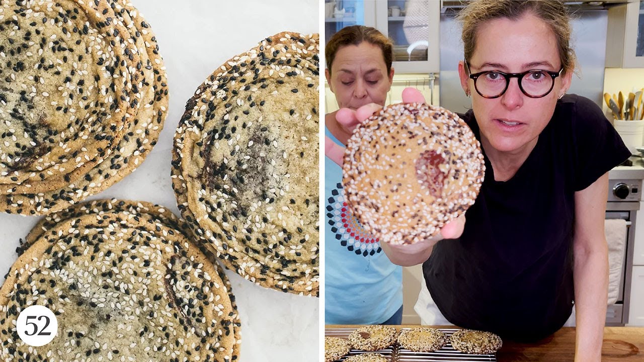 Crispy & Chewy Toasted Sesame Cookies | Amanda Messes Up in the Kitchen