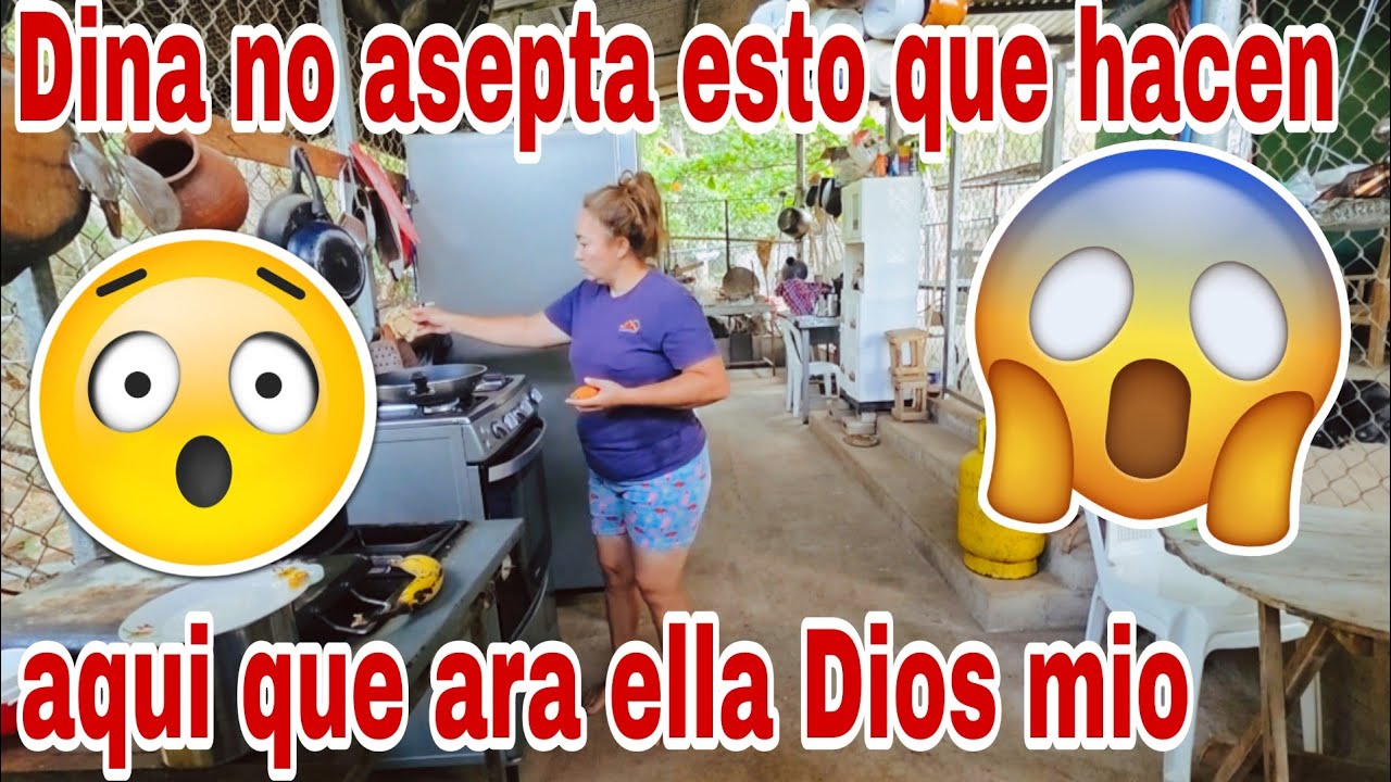 No asepta Dina esto que hacen aqui y ella que ara😳😱