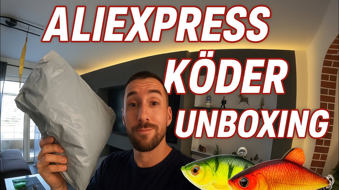 ALIEXPRESS KÖDER UNBOXING #1 😱 | Günstige Angelköder im Test! 