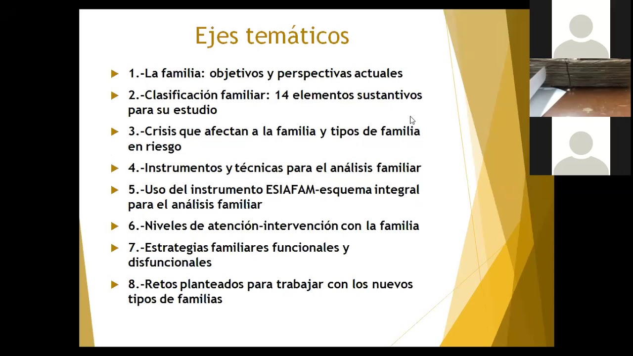 CURSO TRABAJO SOCIAL Y FAMILIAS PARTE 1