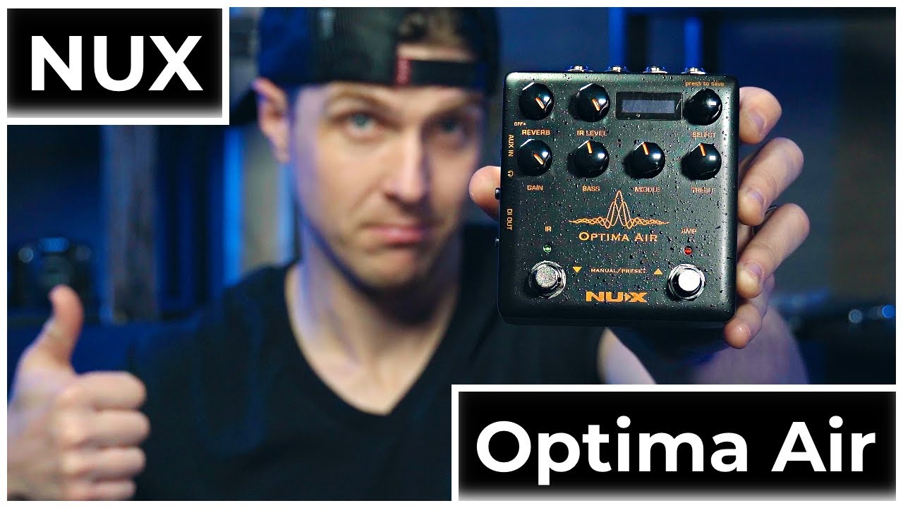 NUX Optima Air - Great Direct Acoustic Guitar Tones for Live and Studio