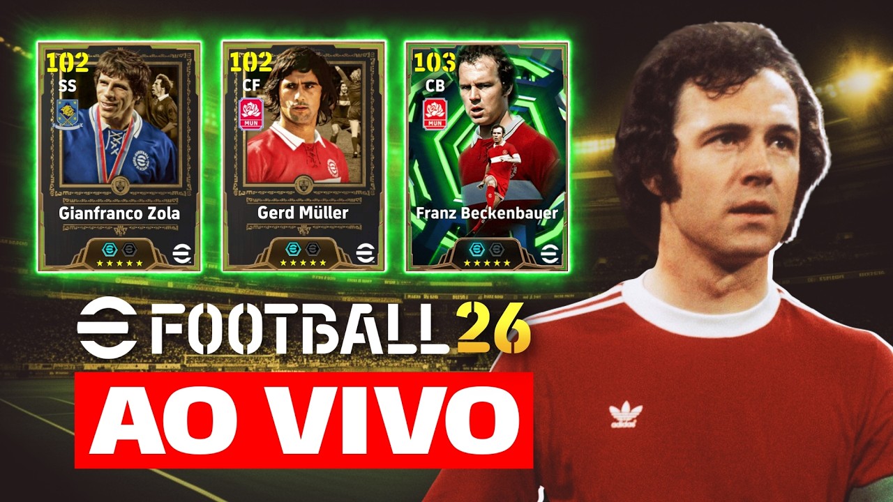 PACK OPENING EM BUSCA DOS CLÁSSICOS 🔥 | eFootball 2026 AO VIVO 🔴