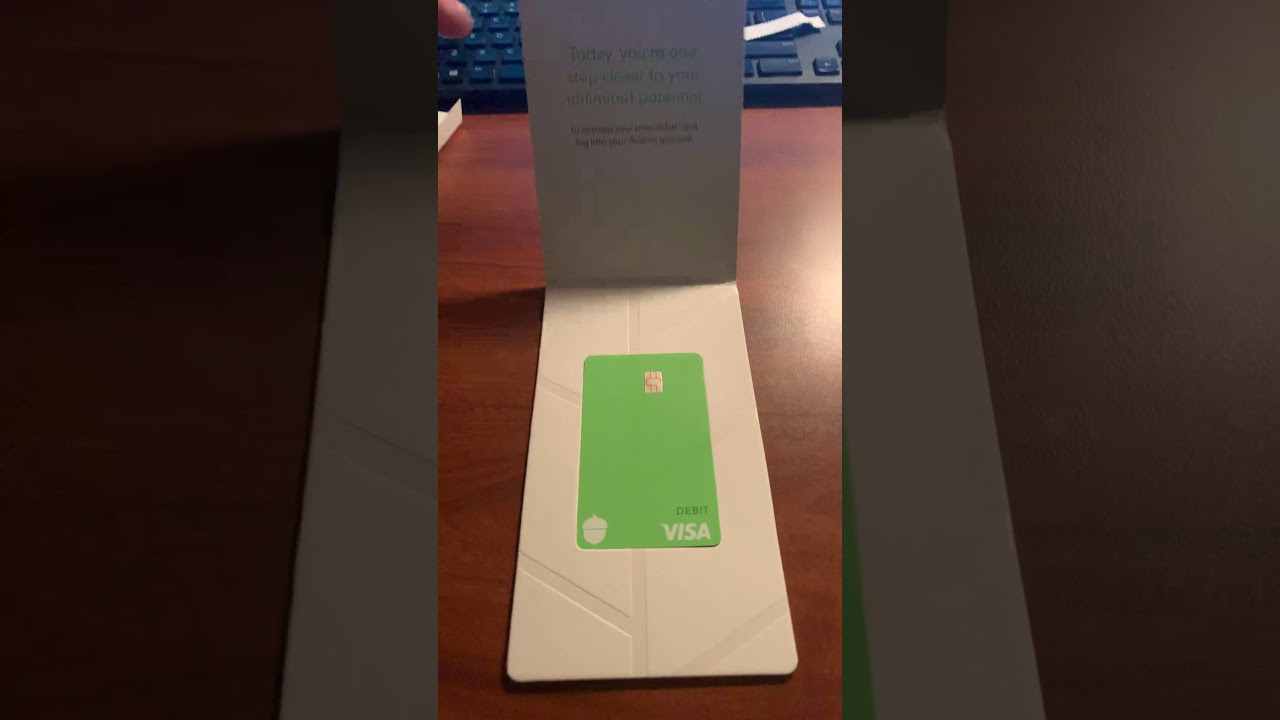 Acorns debit card