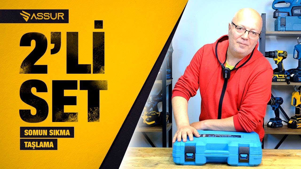 ASSUR SÜPER 2'Lİ SET - SOMUN SIKMA VE TAŞLAMA MAKİNESİ