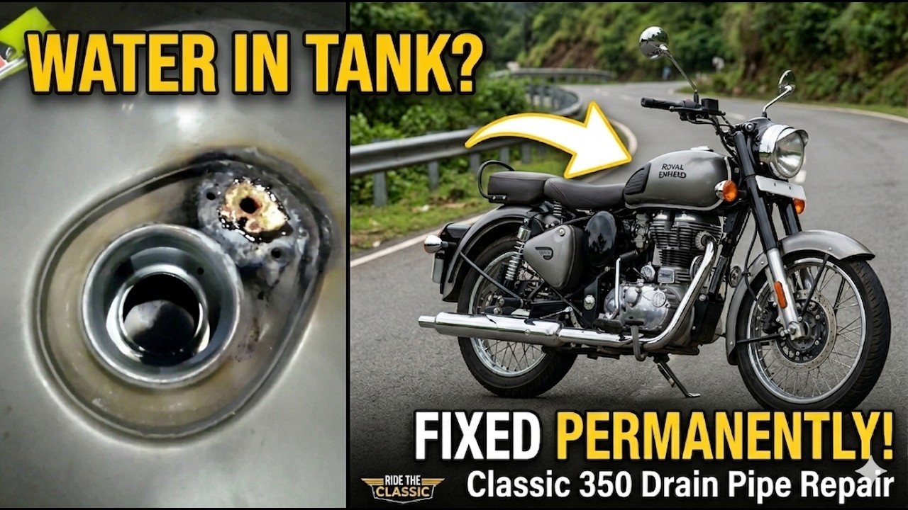 Classic 350 Fuel Tank Drain Pipe Problem | Blocked or Broken | Full Repair