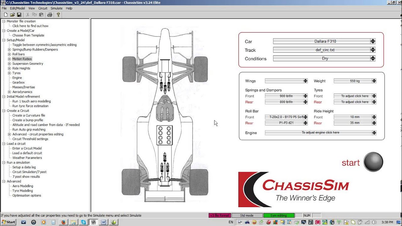 The ChassisSim Tutorial