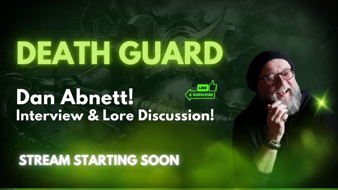 Dan Abnett The Interview Live - The Disgustingly Resilient Podcast!