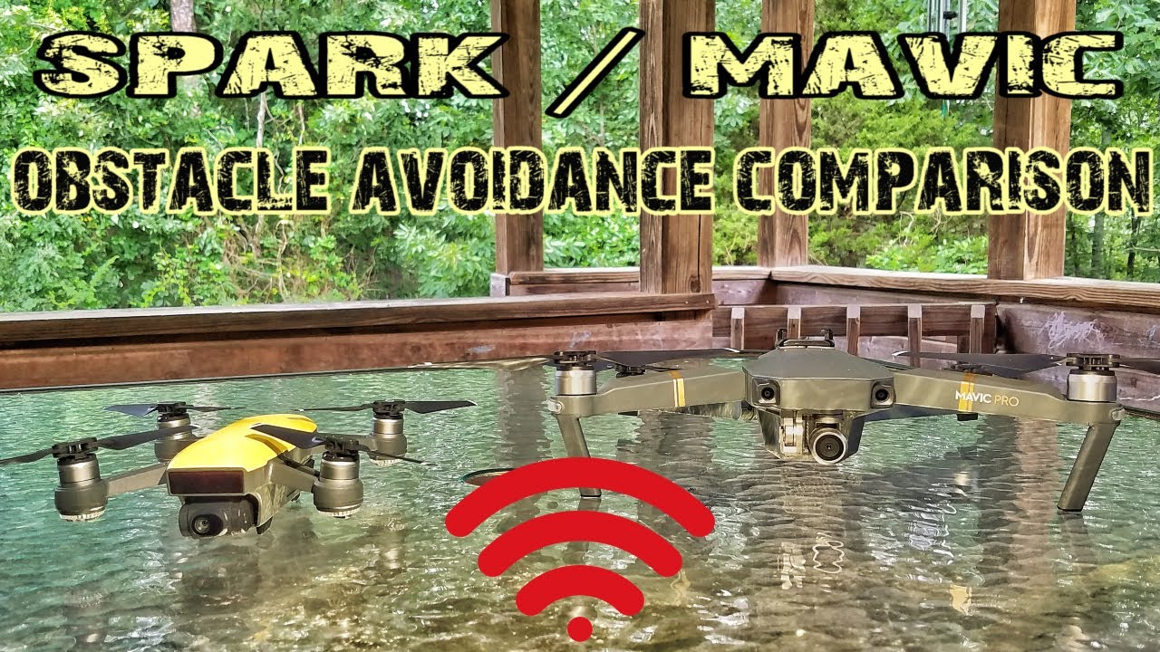 DJI SPARK / MAVIC PRO OBSTACLE AVOIDANCE COMPARISON