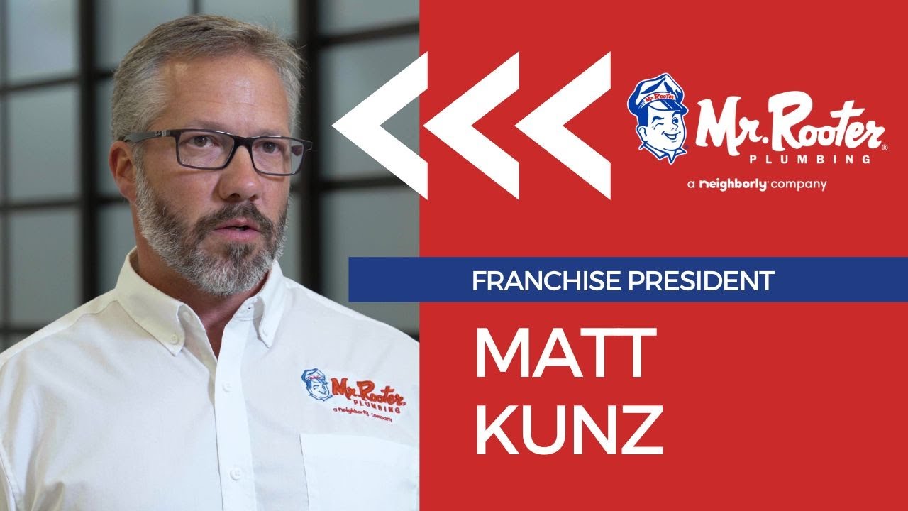 Mr. Rooter® Plumbing President Matt Kunz