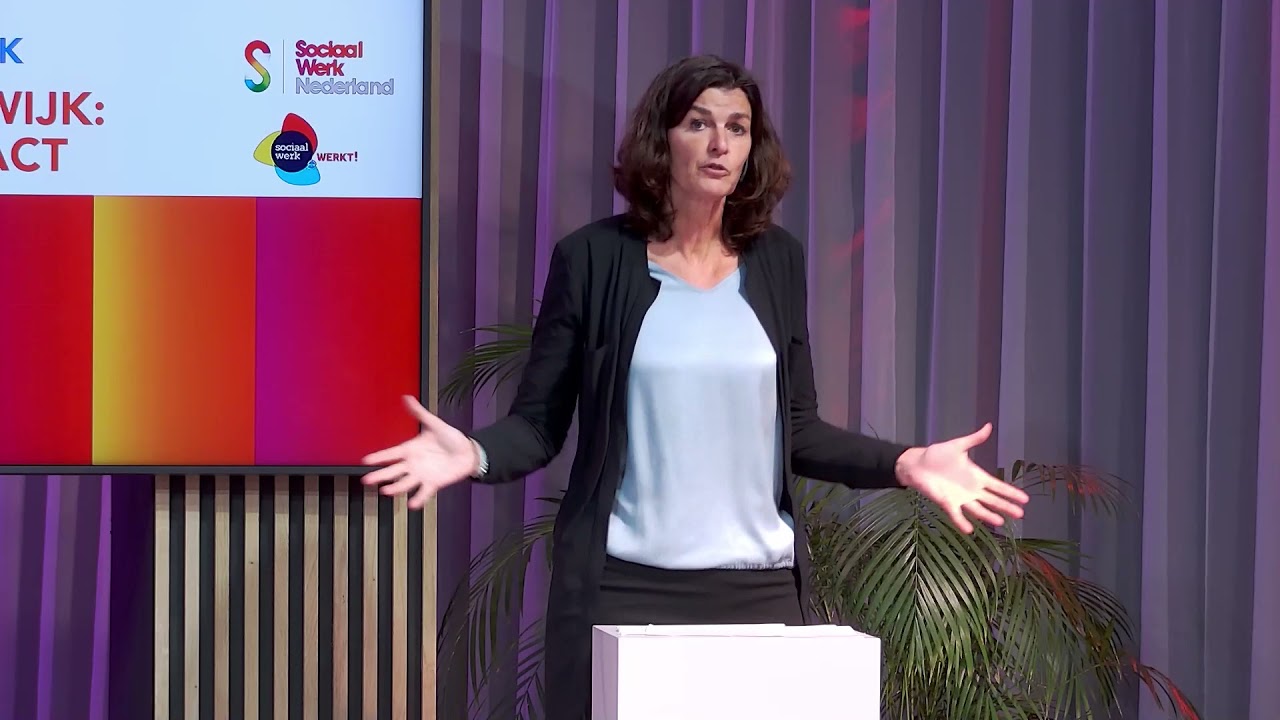 De pitch van Georgette Fijneman op het Jaarcongres Sociaal Werk 2021