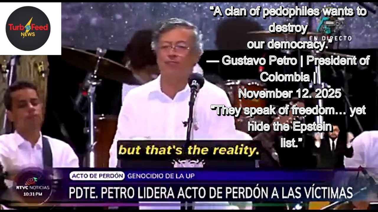 Petro:&ldquo;A Clan of paedophiles Wants to Destroy Our Democracy&rdquo; &mdash;Colombian President&rsquo;s Explosive Speech