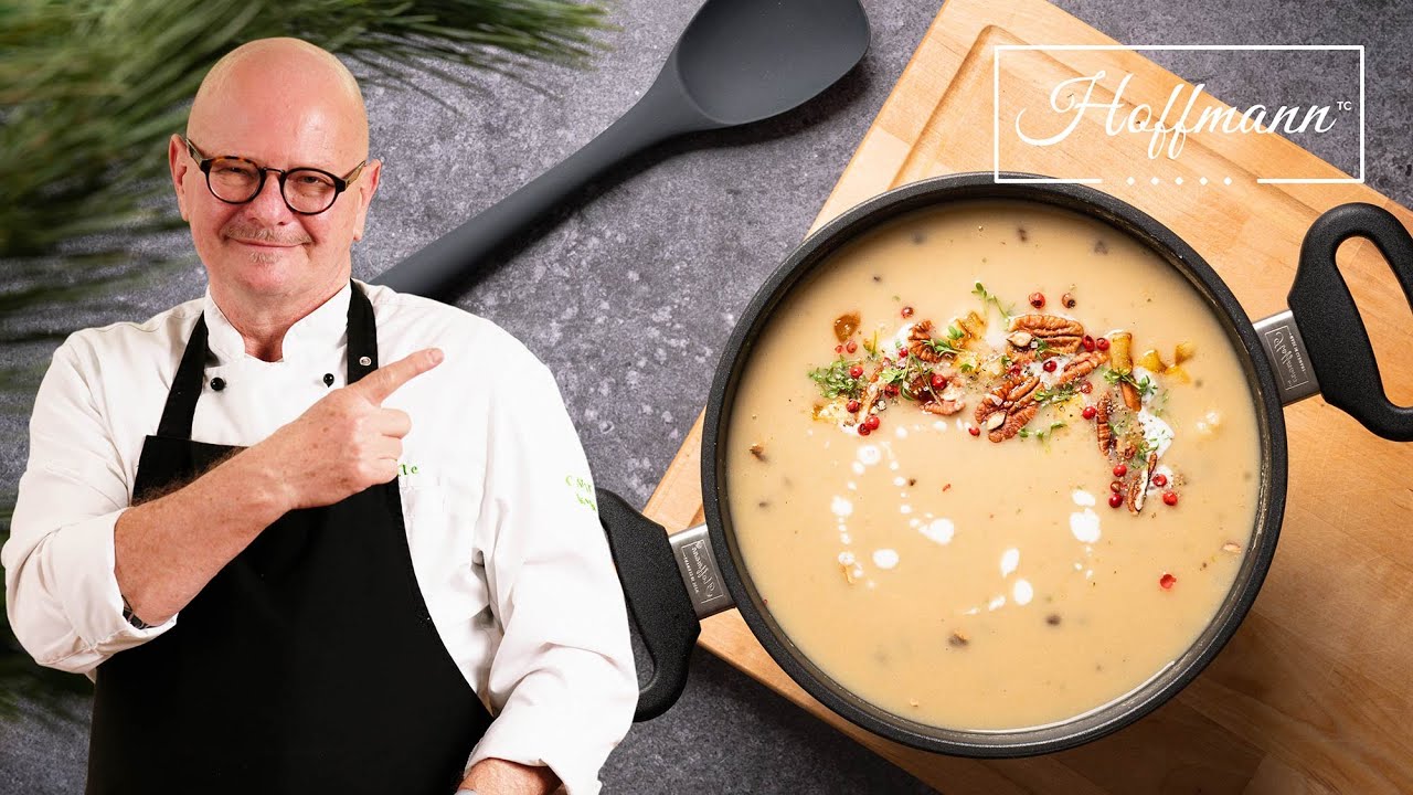 Maronensuppe selber machen I Vorspeise Weihnachtsmenü I einfaches Rezept  @CALLEkocht - Omas Rezepte