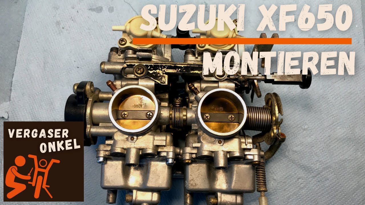 Vergaser Suzuki XF650 Freewind montieren, ausführlich erklärt vom Vergaseronkel