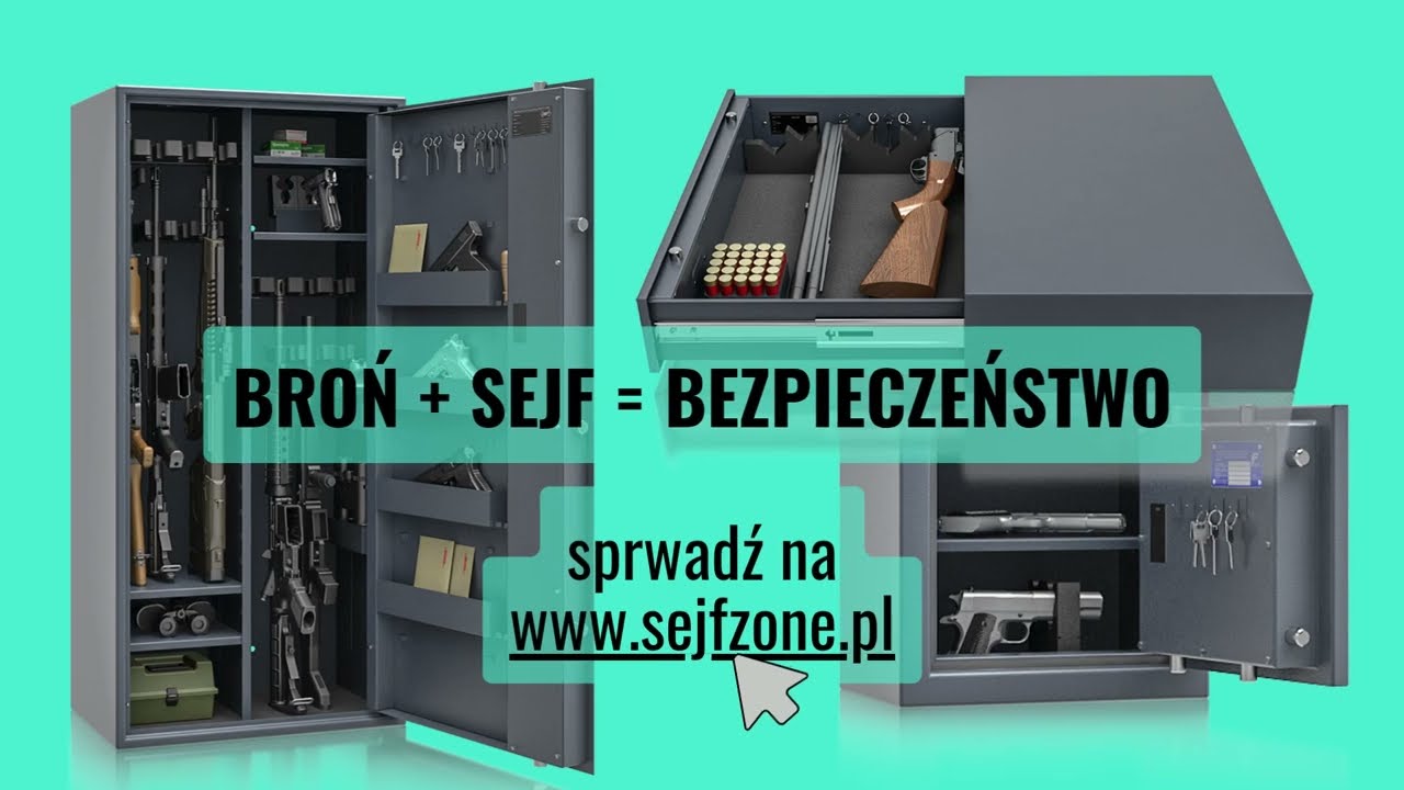 Sejfy i szafy na broń