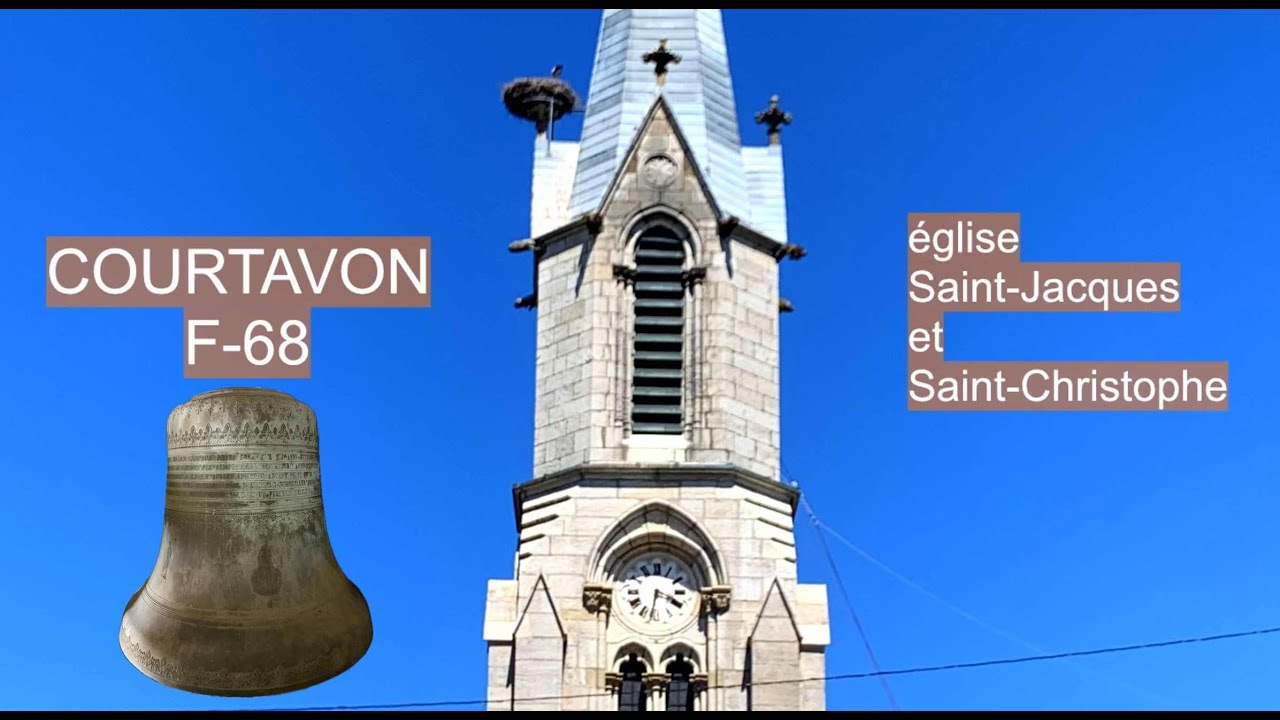 Cloches - Courtavon (F-68) église Saint-Jacques et Saint-Christophe