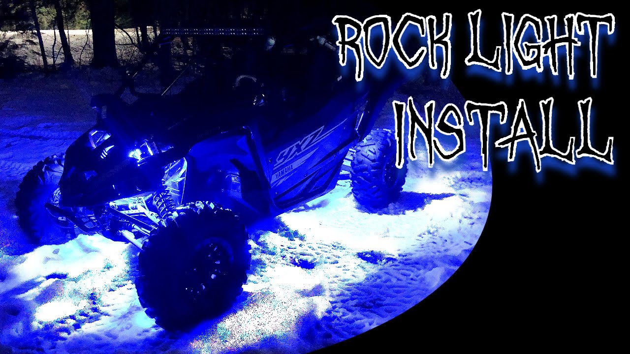 HOW TO INSTALL ROCK LIGHTS ON A SXS | YAMAHA YXZ 1000R | LEDS / UNDERGLOW | UTV / ORV