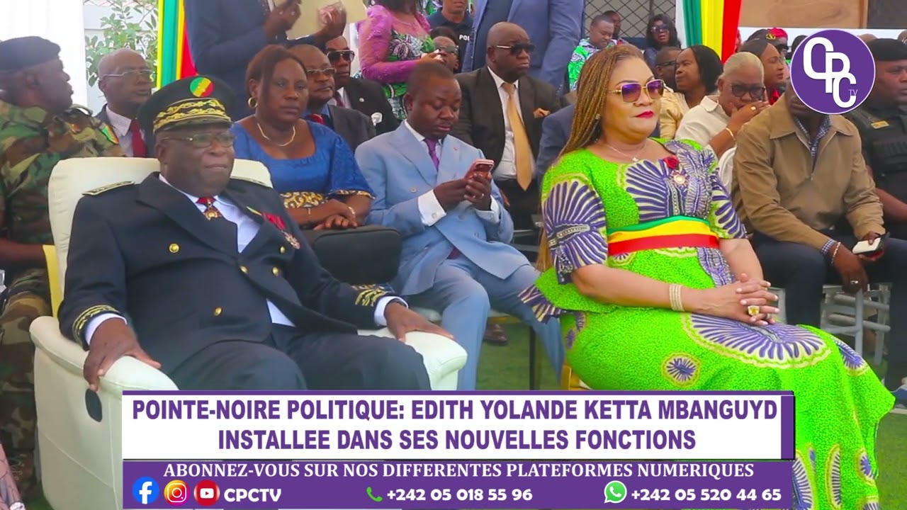 EDITH YOLANDE KETTA MBANGUYD INSTALLÉE DANS SES NOUVELLES FONCTIONS. 