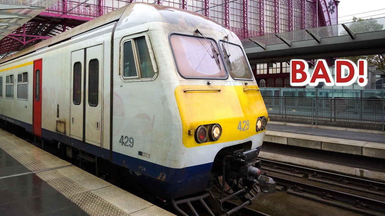 Is this Europe's WORST first class train? SNCB InterCity