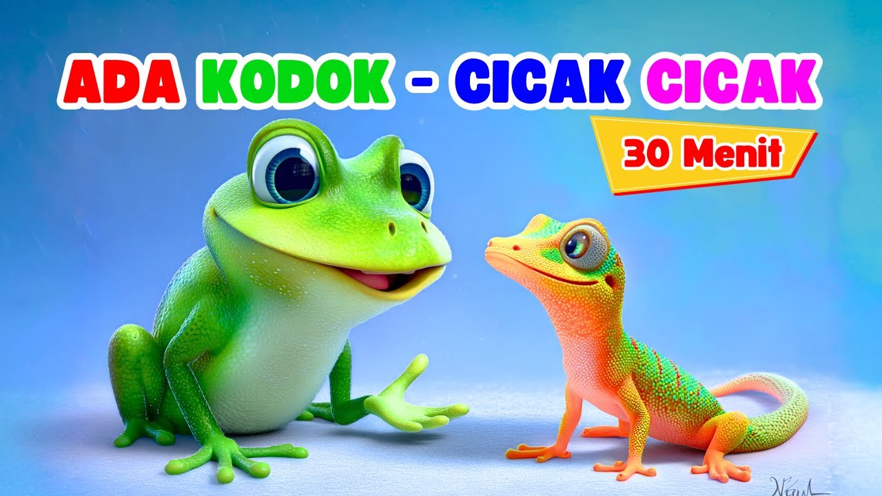 Cicak Cicak di Dinding - Ada Kodok Rekotok - Naik Kereta Api & Lagu Anak Indonesia Balita TK PAUD