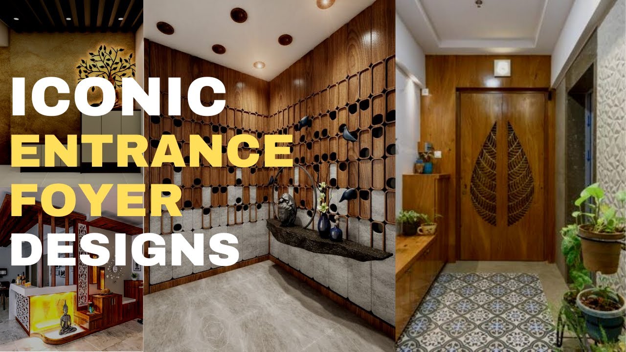 Iconic Entrance Foyer Design | Entryway Design | Modern Entrance Foyer Design | designbytes