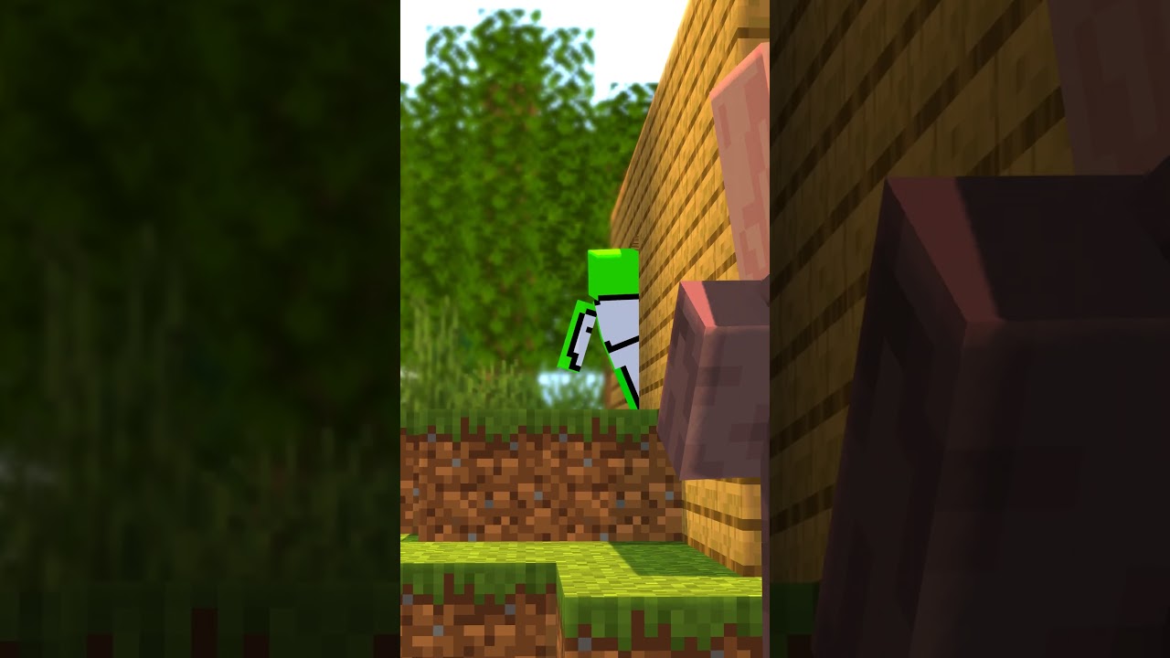 Vesničani vs HR&Aacute;Č  #minecraftanimation