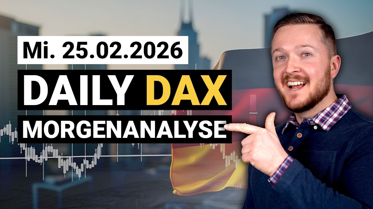 DAX heute mit Aufwärtspotenzial! | DAX Analyse 25.02.2026 | Florian Kasischke