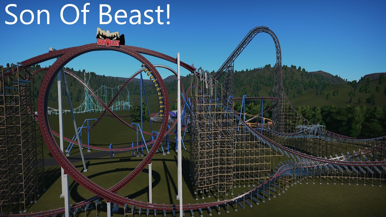 Son Of Beast Reborn | 251ft RMC Hyper Hybrid | POV | Planet Coaster